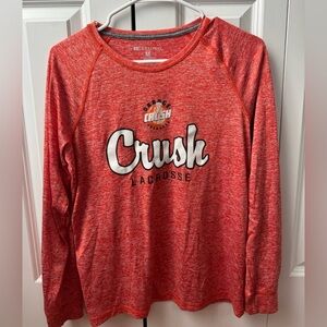 Orange Crush Lacrosse Red Long Sleeve Shirt